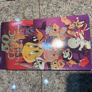 50 Classic Cartoons VHS Tape